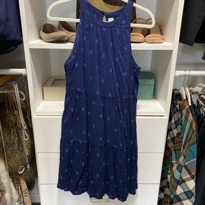 Blue Sleeveless Dress